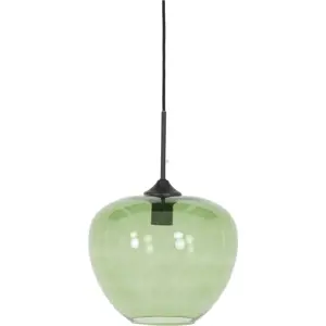 Produkt Zelené stropní svítidlo se skleněným stínidlem ø 30 cm Mayson – Light & Living
