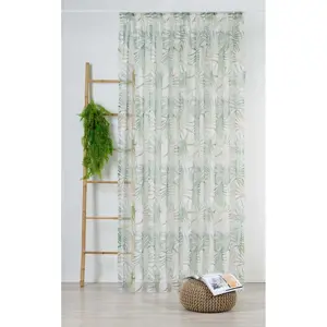 Produkt Zeleno-béžová záclona 300x260 cm Palmas – Mendola Fabrics