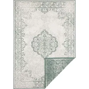 Zeleno-krémový venkovní koberec NORTHRUGS Cebu, 160 x 230 cm