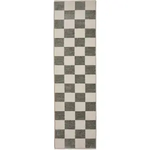 Produkt Zelený běhoun 60x230 cm Baltimore – Think Rugs