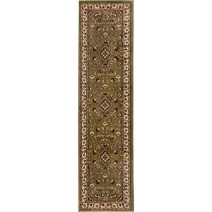 Zelený běhoun 66x300 cm Sherborne – Flair Rugs