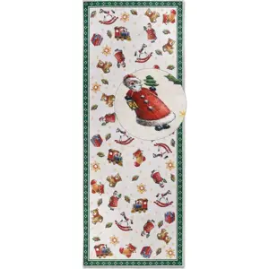 Zelený běhoun s vánočním motivem 80x200 cm Green Christmas – Villeroy&Boch