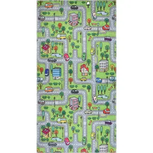 Produkt Zelený dětský koberec 100x160 cm Green Neighborhood – Vitaus