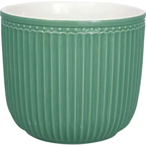 Produkt Zelený keramický květináč Green Gate Alice, ø 14 cm