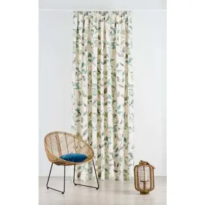 Produkt Zelený/krémový závěs na háčky 210x260 cm Maui – Mendola Fabrics