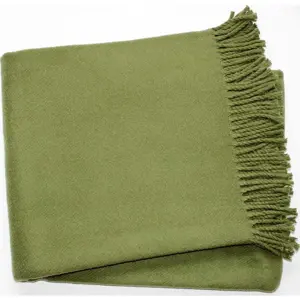 Produkt Zelený pléd s podílem bavlny Euromant Basics, 140 x 180 cm