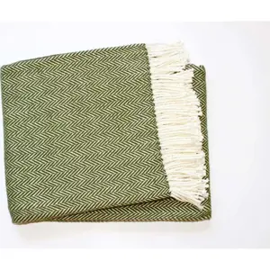 Produkt Zelený pléd s podílem bavlny Euromant Skyline, 140 x 180 cm