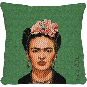 Produkt Zelený polštář Madre Selva Frida, 45 x 45 cm