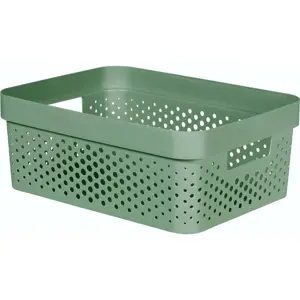 Produkt Zelený úložný košík Curver Infinity Dots, 11 l