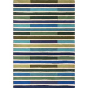 Zelený vlněný koberec 170x120 cm Piano - Flair Rugs