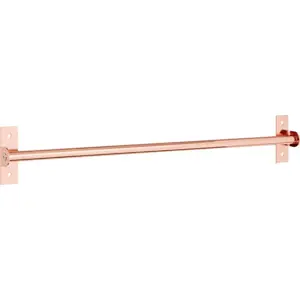 Železná nástěnná tyč v barvě růžového zlata Premier Housewares Sorello