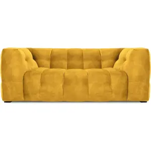 Produkt Žlutá sametová pohovka Windsor & Co Sofas Vesta, 208 cm