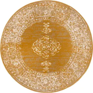 Produkt Žlutý/oranžový kulatý koberec ø 160 cm Méridional - Hanse Home