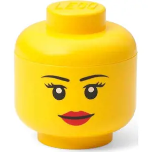 Produkt Žlutý úložný box LEGO® Girl, ø 10,6 cm