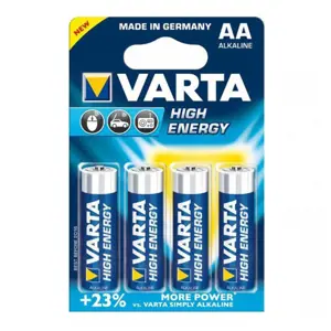 Produkt Alkalické baterie High Energy - 4x AA - 1,5V, 2930mAh - Varta