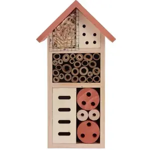 insect hotel Dřevěný hotel pro hmyz - 13 x 8,5 x 26 cm