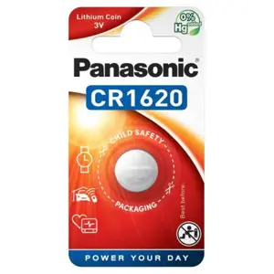 Produkt Lithiová knoflíková baterie - CR1620 - Panasonic