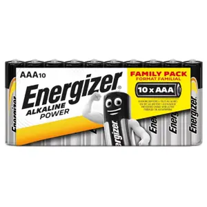 Produkt Mikrotužkové baterie Alkaline Power - 10x AAA - family pack - Energizer