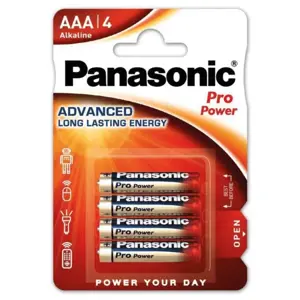 Produkt Mikrotužkové baterie Pro Power Gold - 4x AAA - Panasonic