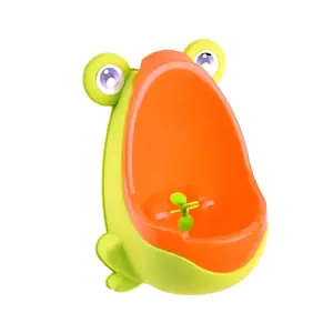 Produkt Zaparkorun Dětský pisoár ve tvaru žáby - zeleno-oranžový