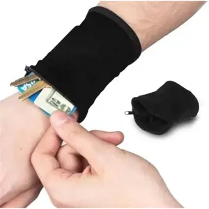 Zaparkorun Peněženka na zápěstí se zipem WristWallet - 1 ks - černá